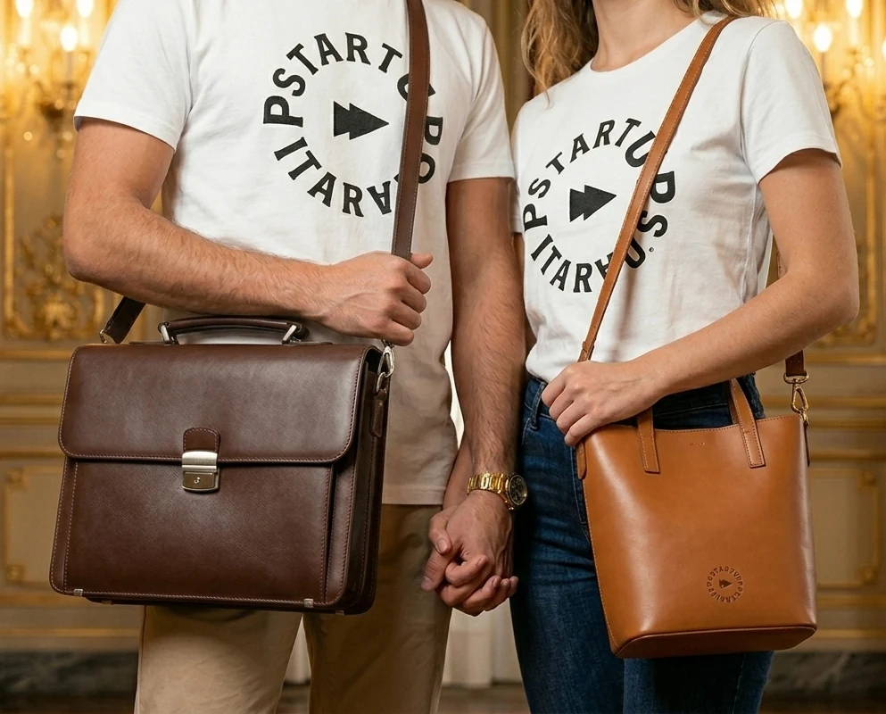 Borse in cuoio, linea uomo e donna