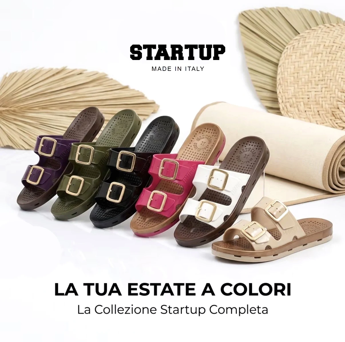 Collezione di calzature mare START UP in sette varianti colore