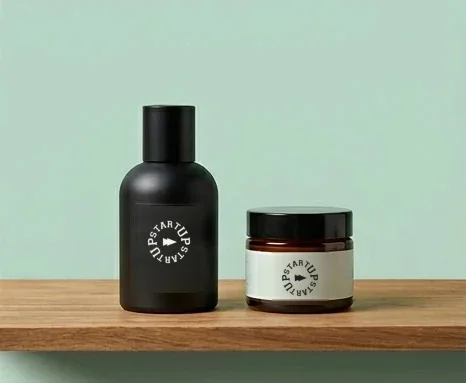Profumo e crema con etichetta logo START UP®