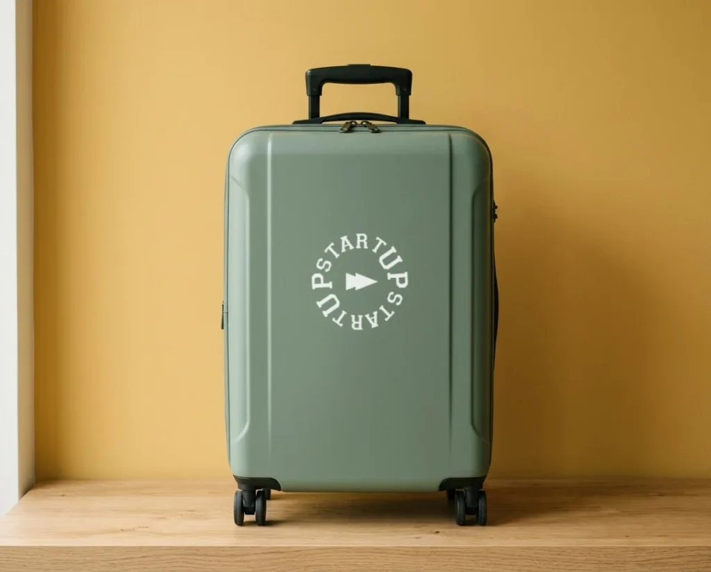 Trolley verde salvia con logo START UP®